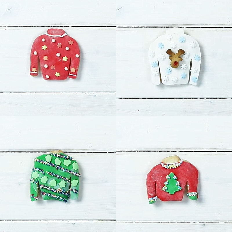 3 Geschenke aus der Küche: Ugly-Christmas-Sweaters, Himbeer-Schoko-Pralinen und Wintermarmelade