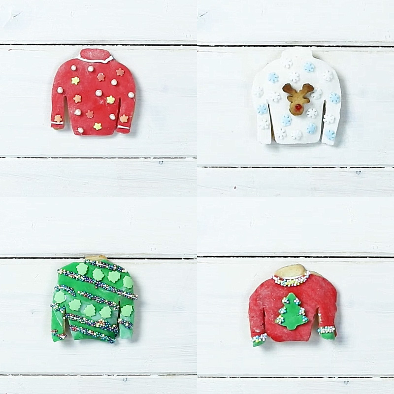 3 gifts from the kitchen: Ugly Christmas sweaters, raspberry chocolate pralines and winter jam