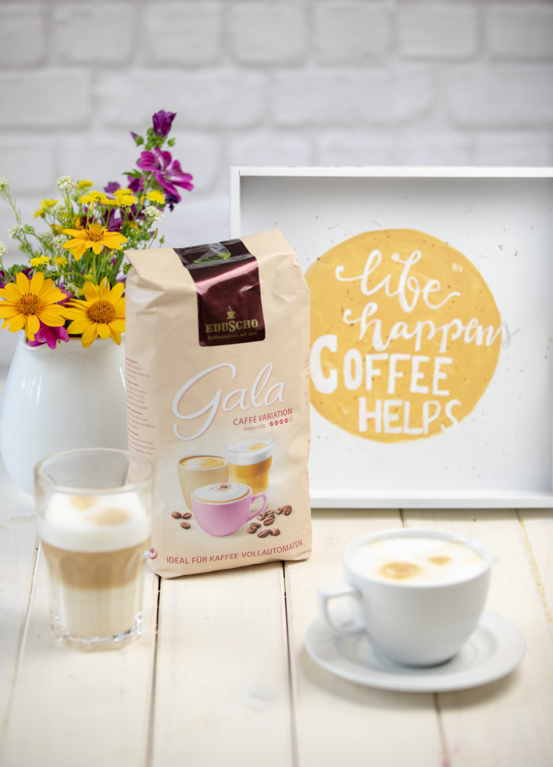 DIY Kaffeetablett mit Caffè Variation von Gala von Eduscho
