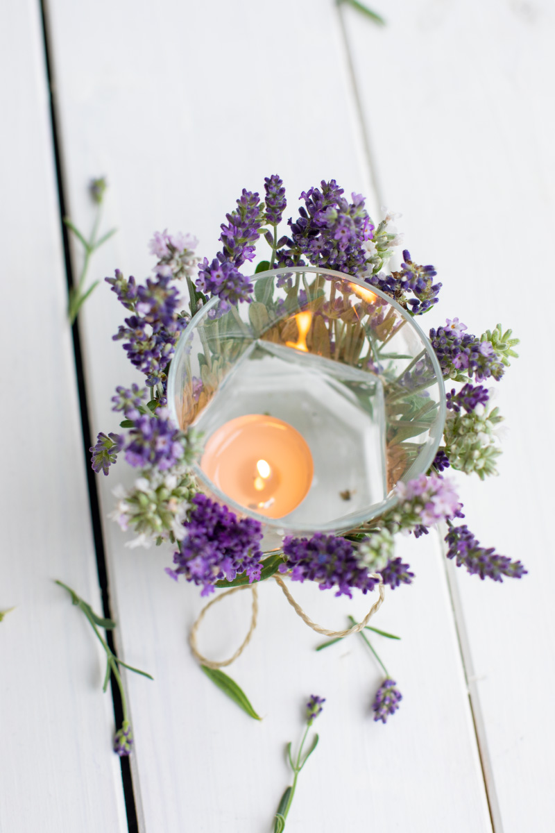 Lavendel-Teelichter - Die perfekte Sommerdeko