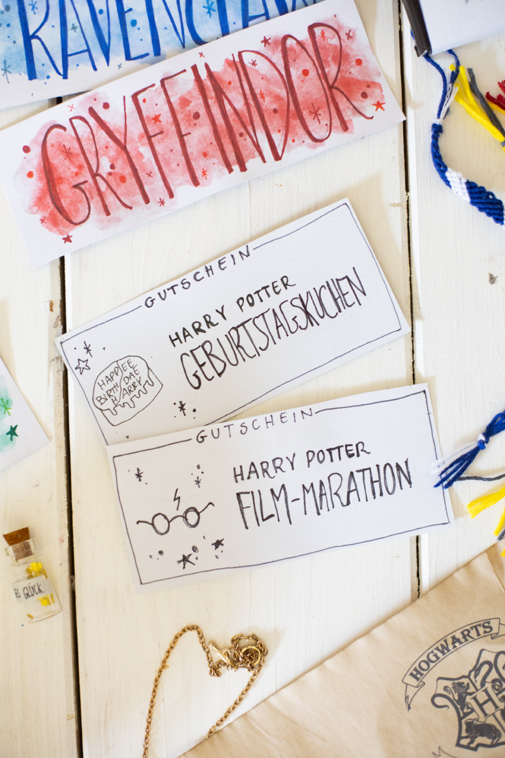 Harry Potter Adventskalender - 24 Ideen für die Füllung - Gutscheine