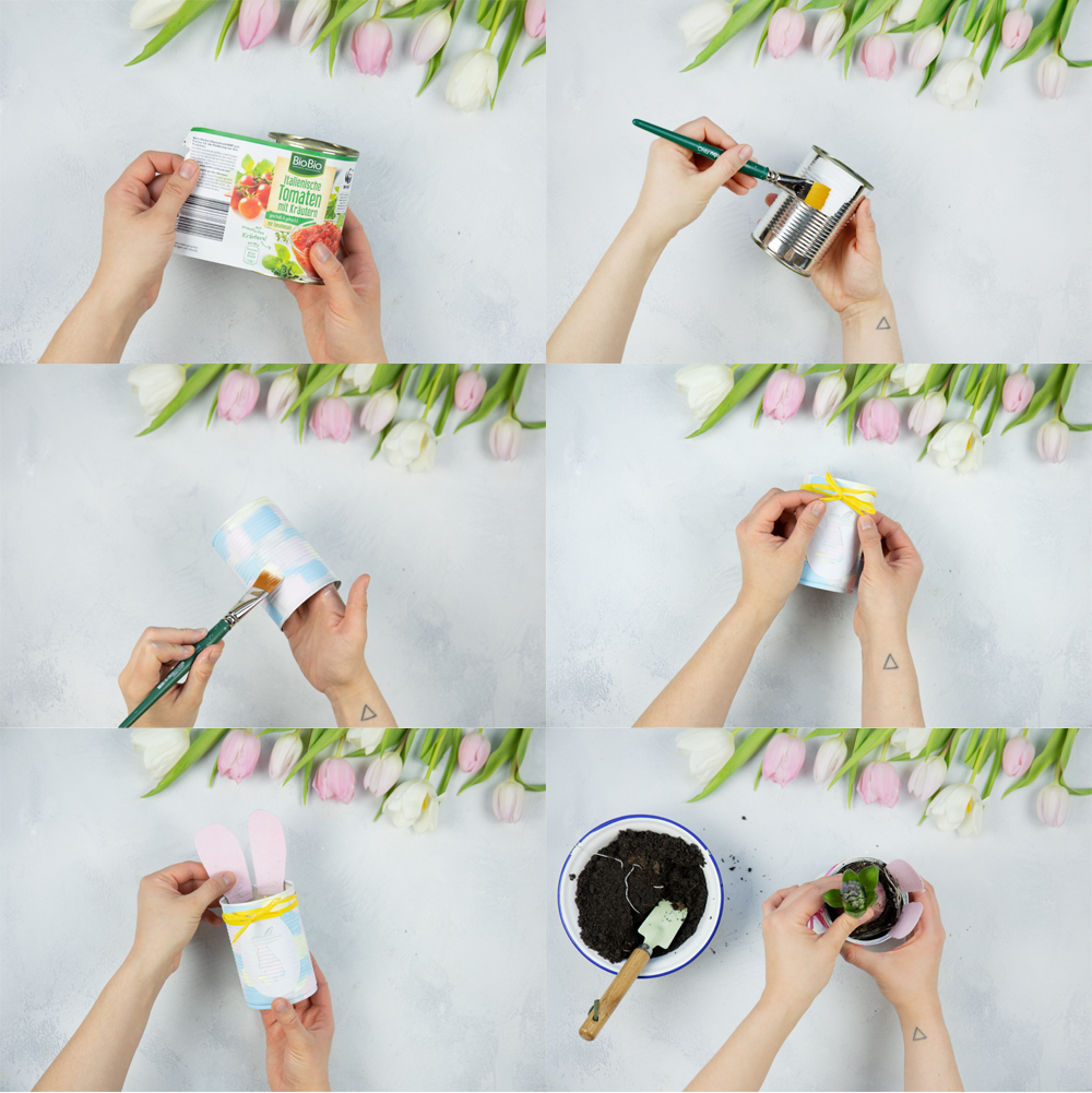 DIY Ostergeschenke aus Konservendosen mit BioBio