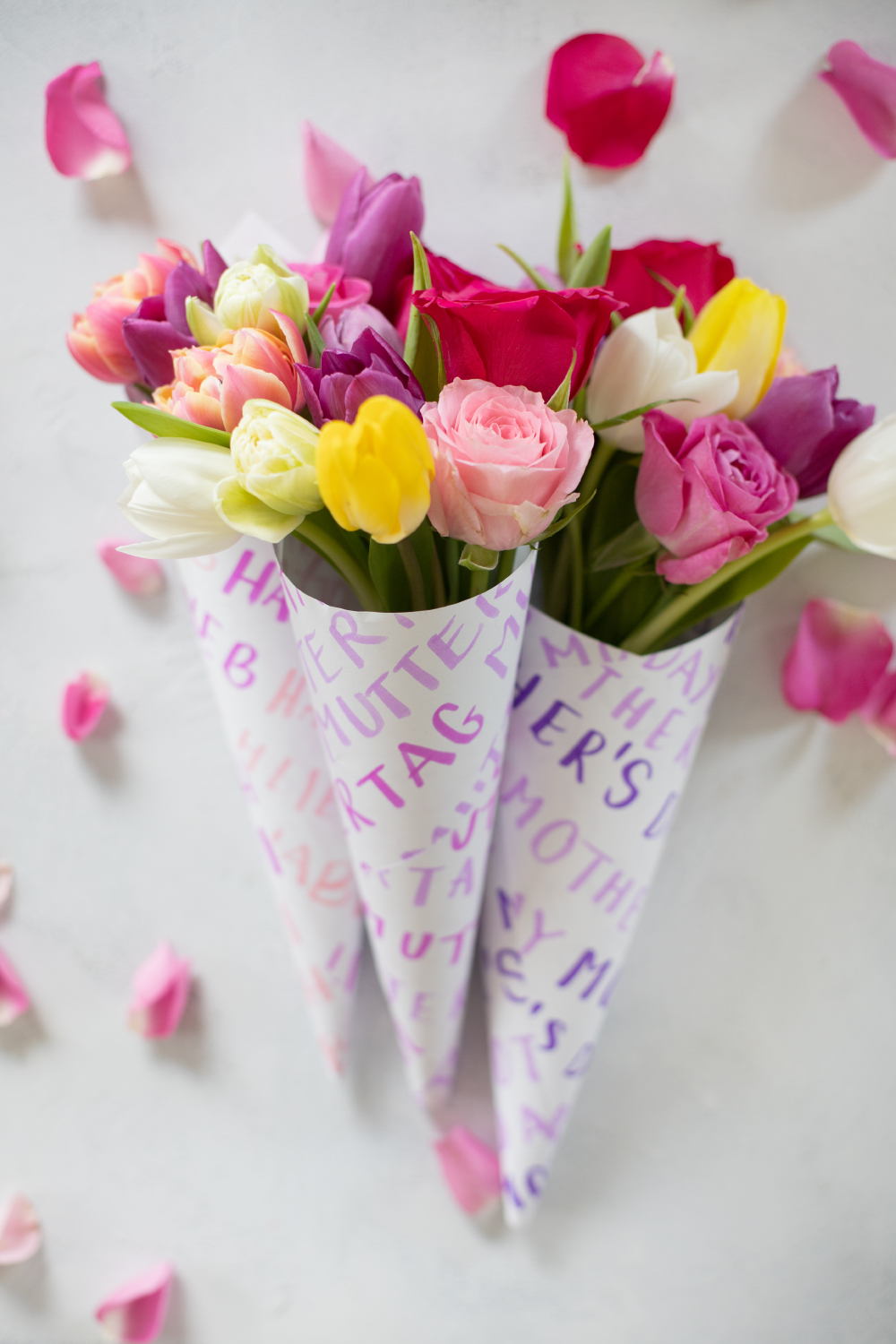 DIY Blumen-Bouquet für den Muttertag