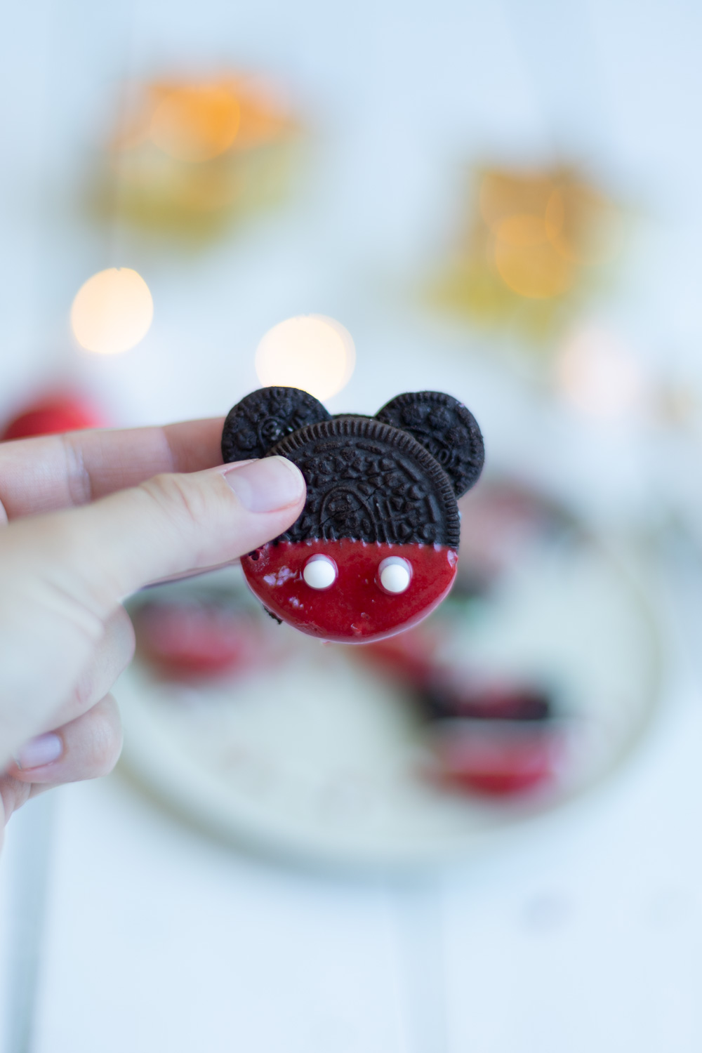 Mickey Mouse und Minnie Mouse OREO Cookies / Weihnachtskekse / Weihnachtsplätzchen