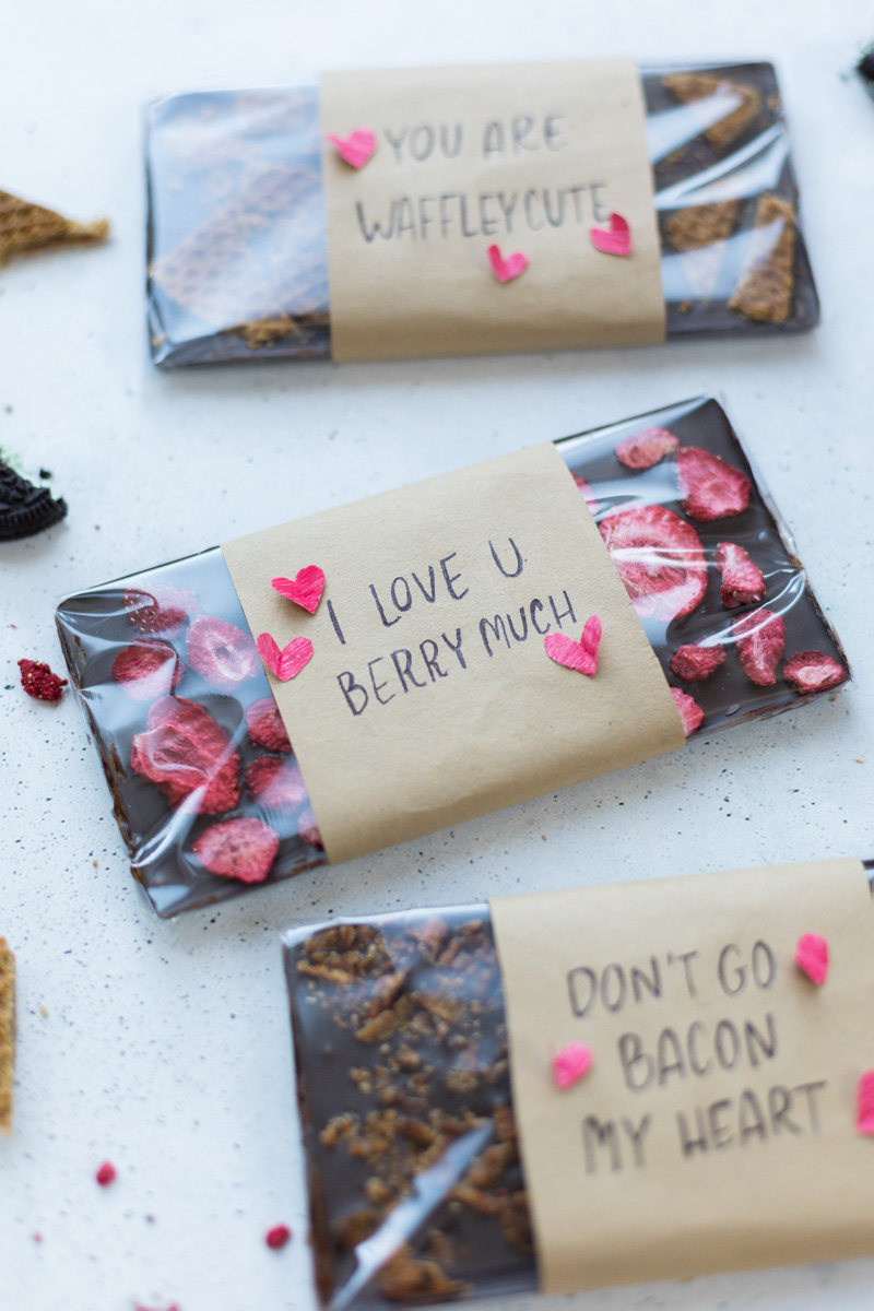 DIY Schokolade als Geschenk zum Valentinstag oder Jahrestag