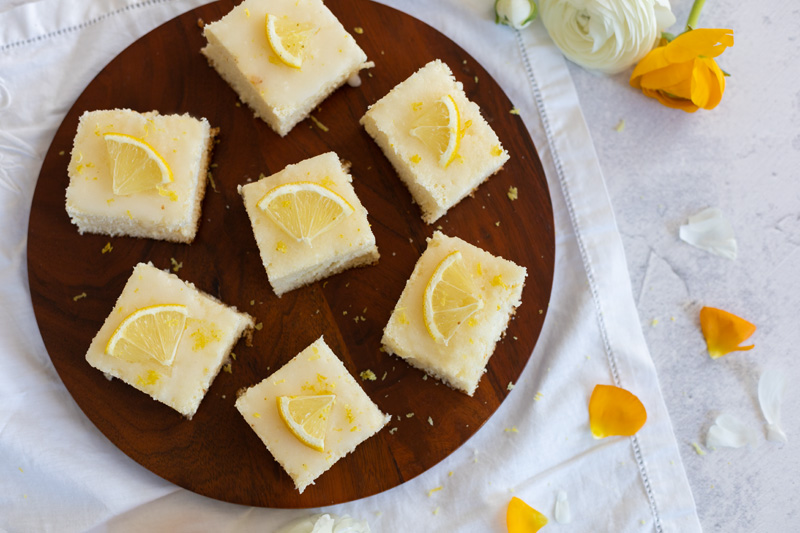 Rezept für saftigen Zitronenkuchen vom Blech