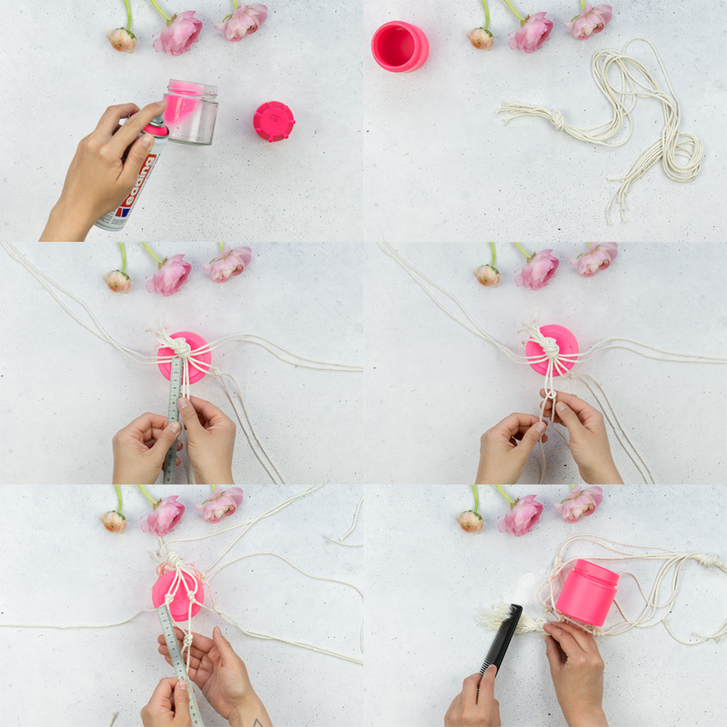 DIY hängende Blumen selber machen - einfache Anleitung #DIYYearChallenge