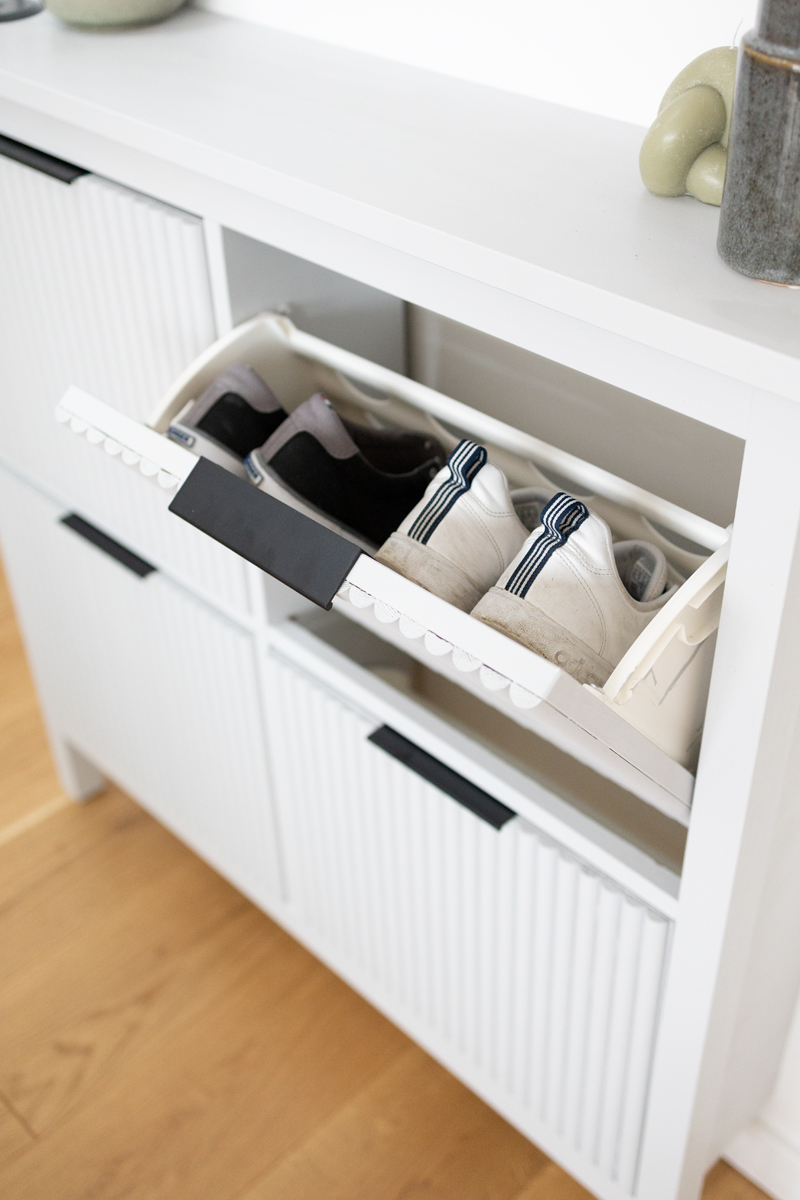 IKEA HACK: Remodel HEMNES shoe cabinet