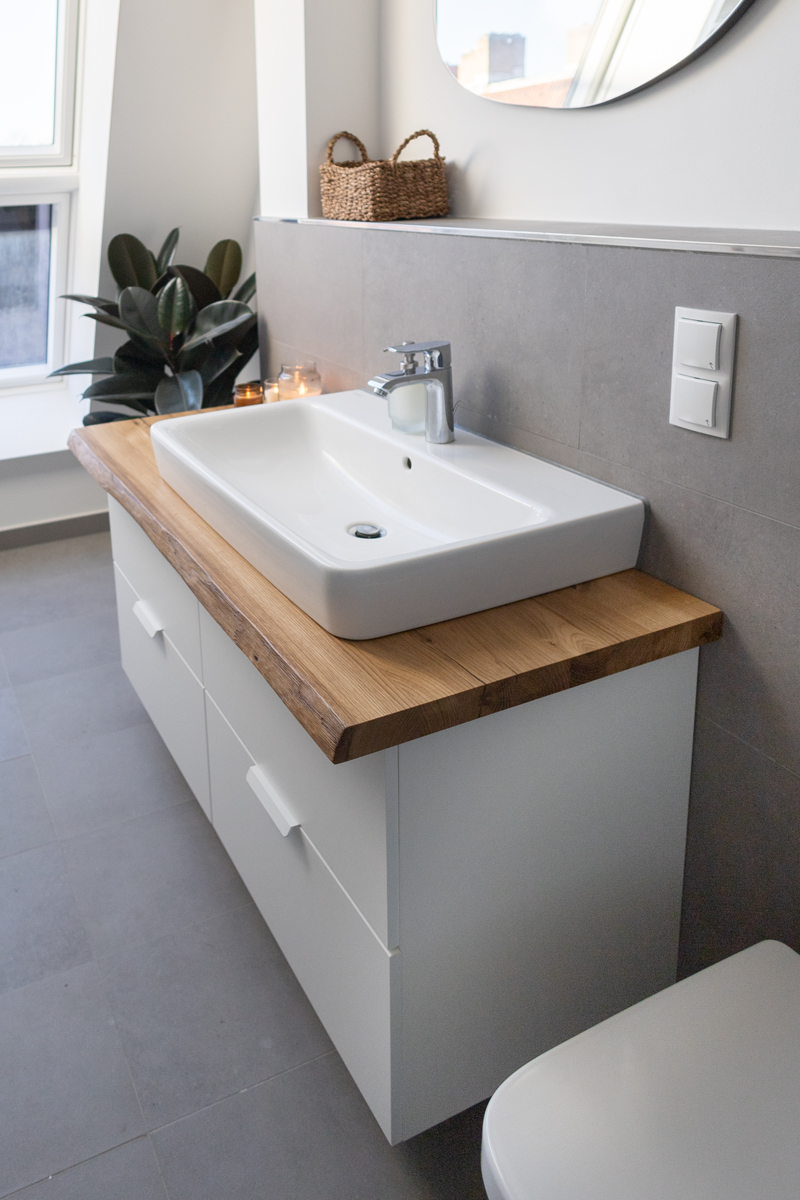 IKEA HACK: GODMORGON remodel sink cabinet
