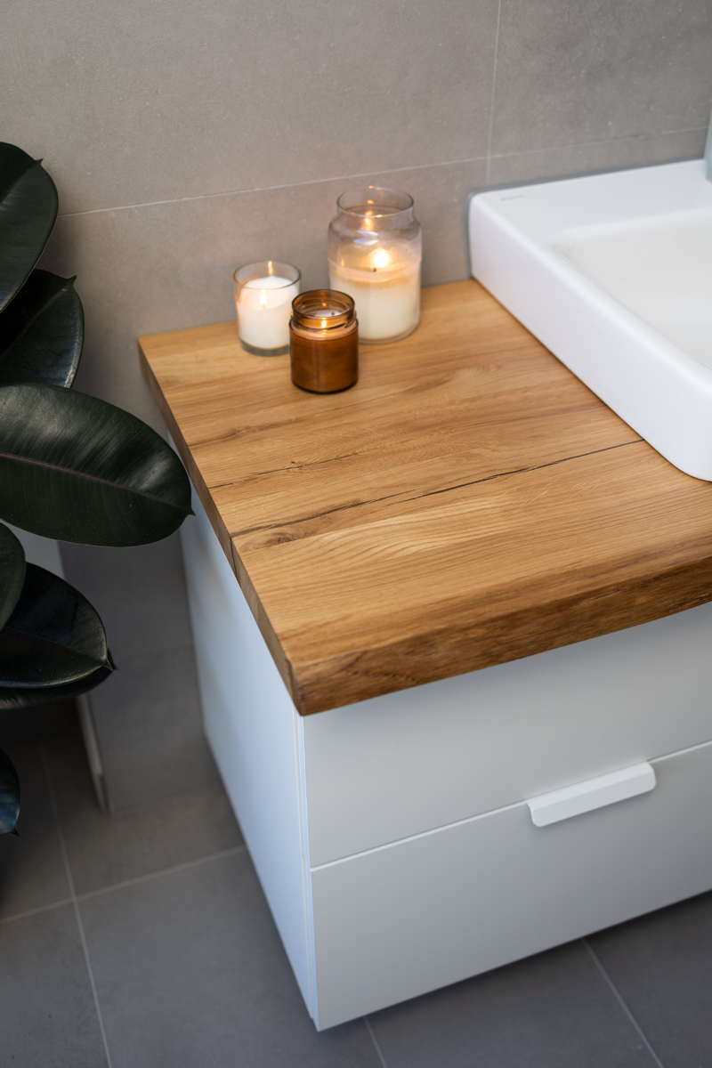 IKEA HACK: GODMORGON remodel sink cabinet