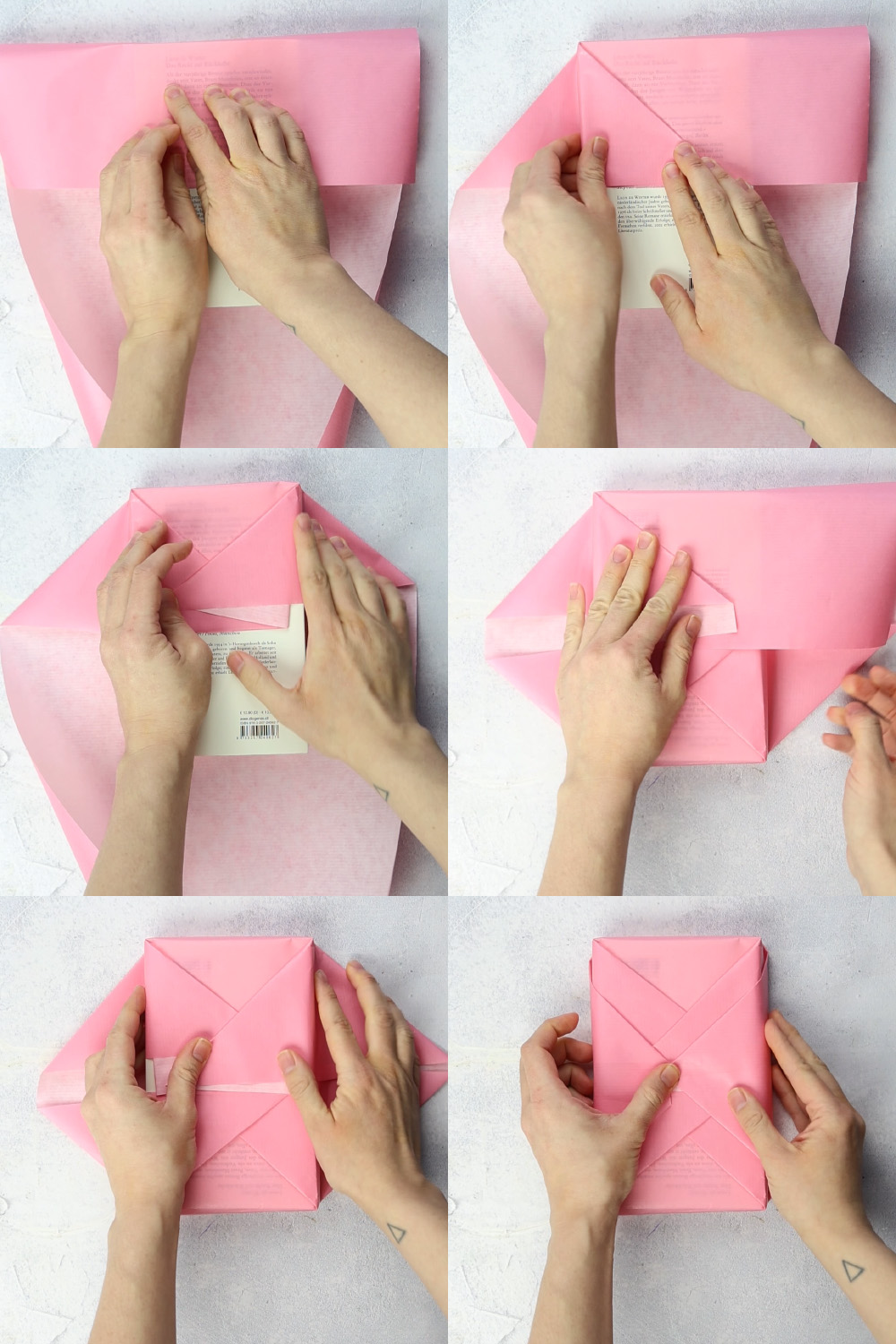 Wrapping gifts using special folding technology