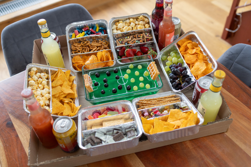 Building a snack stadium for the European Football Championship / World Cup