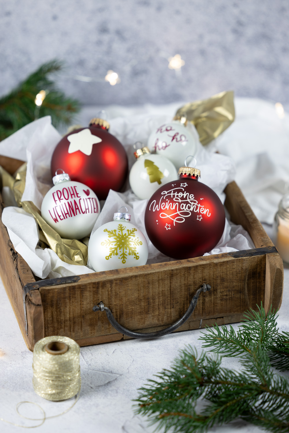 Design your own Christmas balls