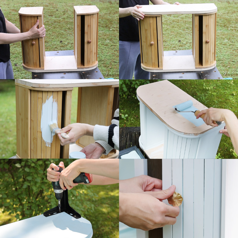 DIY chest of drawers from a bread box #DIYYearChallenge