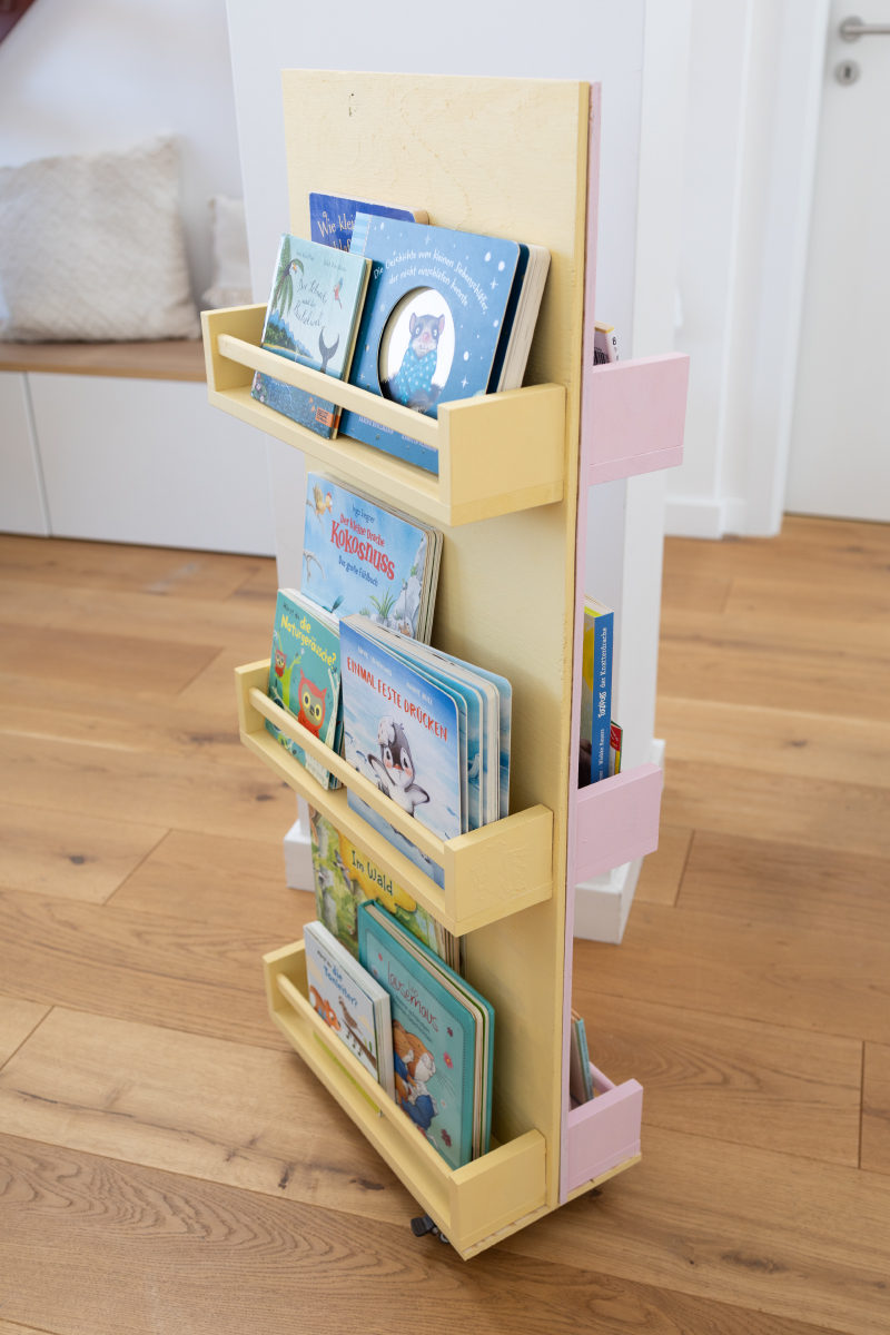 IKEA Hack: Bookshelf made from BEKVÄM spice rack