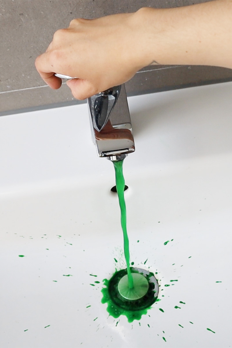 Green faucet