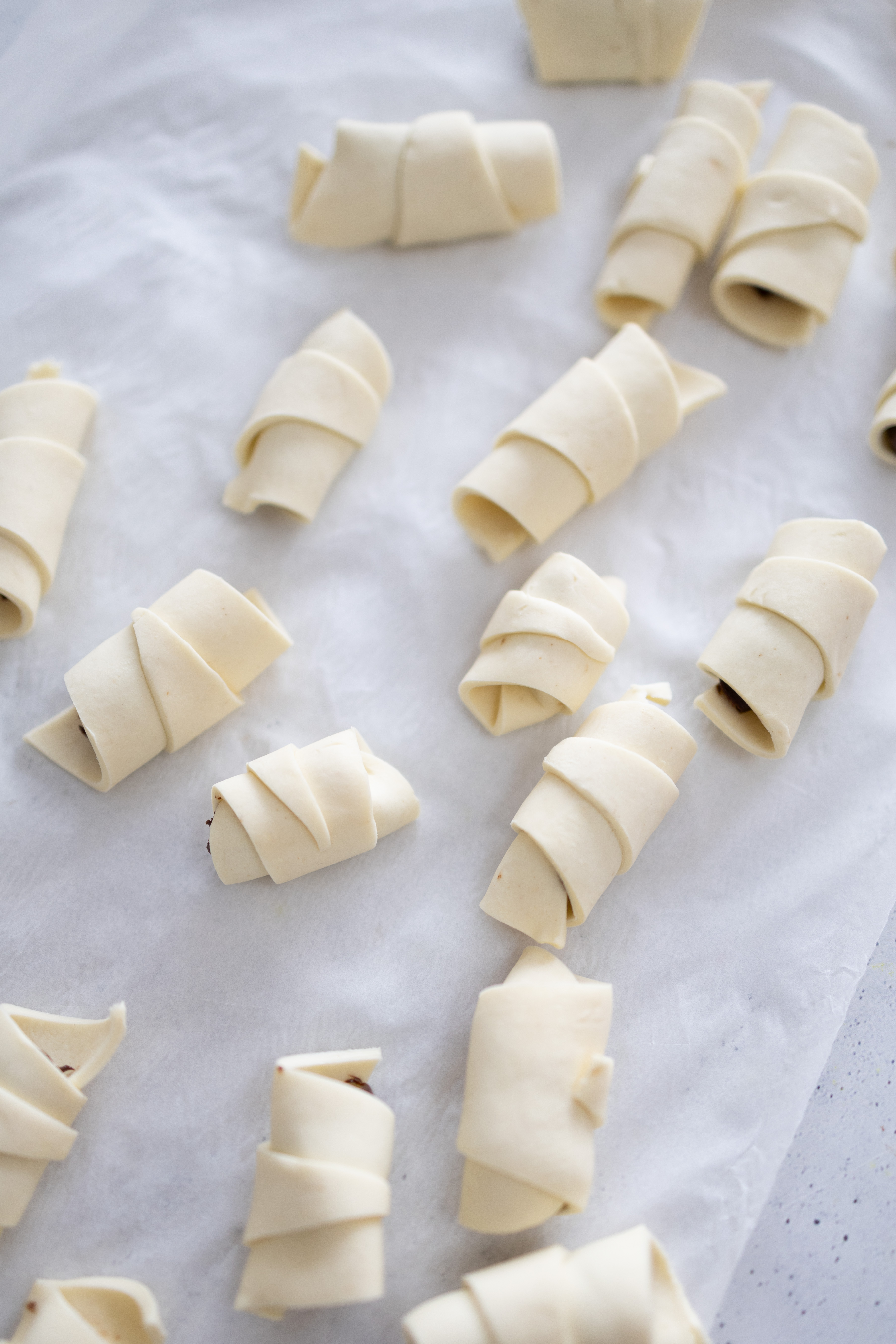 Gefüllte Mini-Croissants: Super einfaches Fingerfood für den Brunch