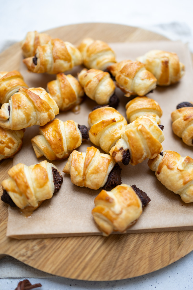 Gefüllte Mini-Croissants: Super einfaches Fingerfood für den Brunch