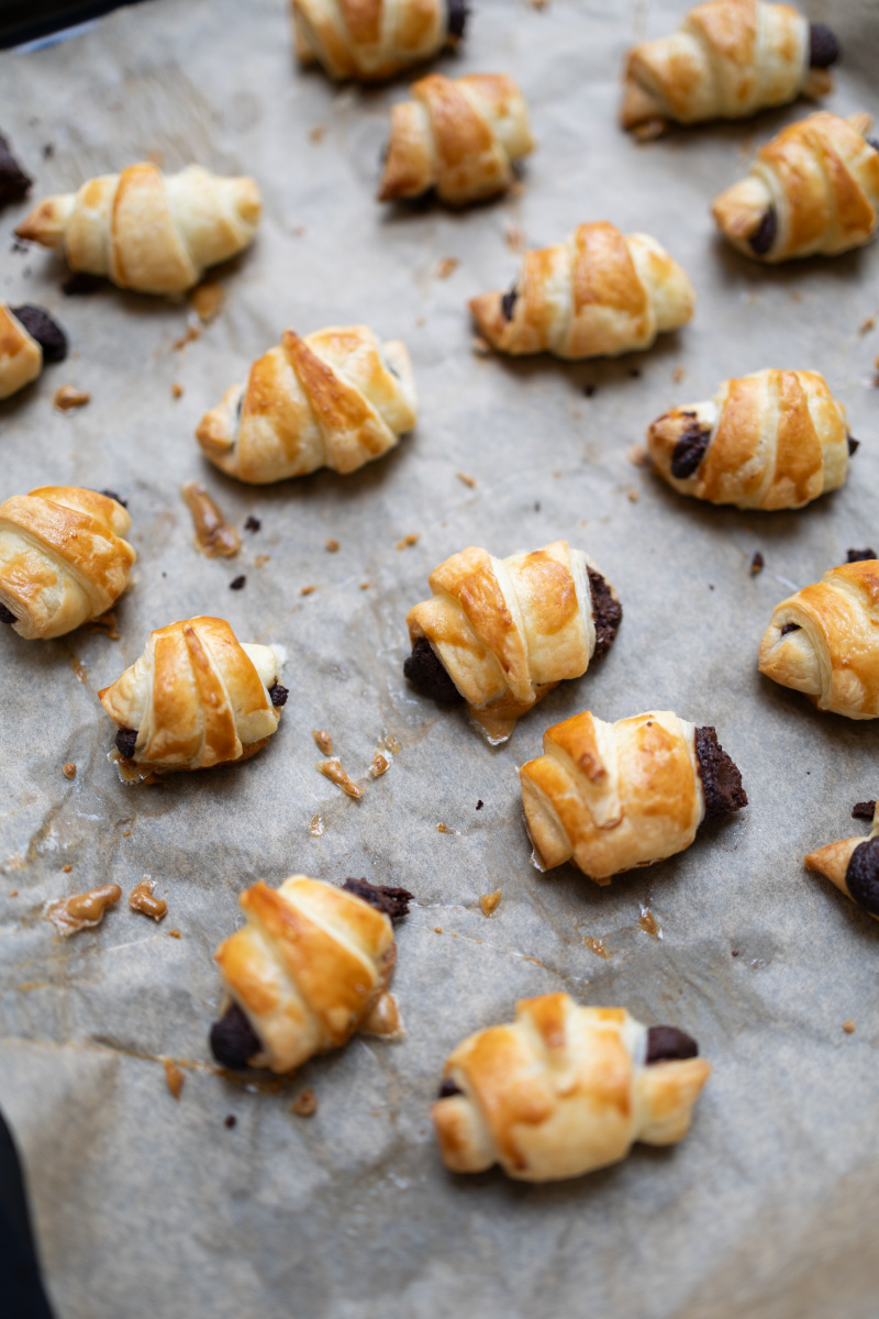 Gefüllte Mini-Croissants: Super einfaches Fingerfood für den Brunch