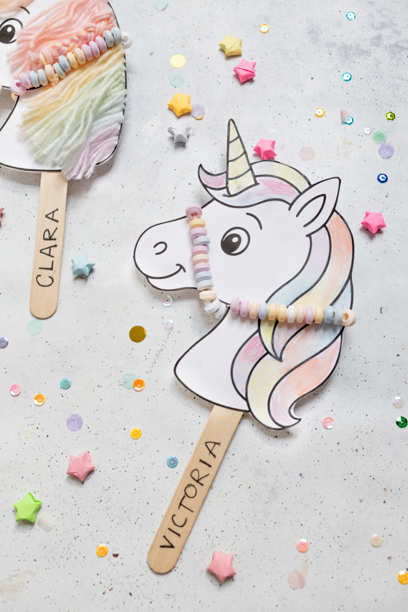 DIY Einhorn Einladung selber machen