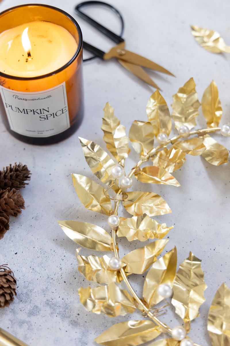 DIY Herbstkranz basteln #DIYYearChallenge