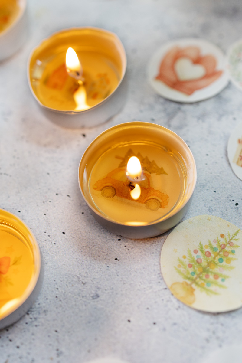 Weihnachtliche Teelicht-Botschaften – die magische DIY-Idee für die Adventszeit