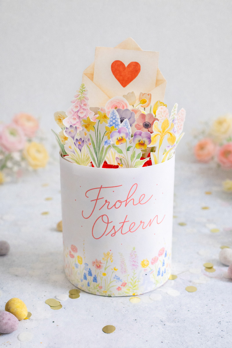 Duplo Banderole für Verpackung für Ostern mit Vorlage zum Ausdrucken