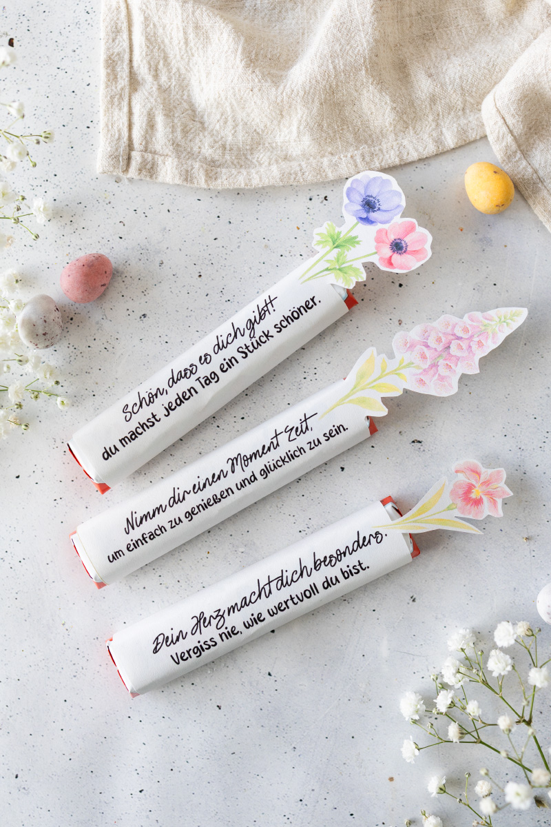 Duplo Banderole für Verpackung für Ostern mit Vorlage zum Ausdrucken