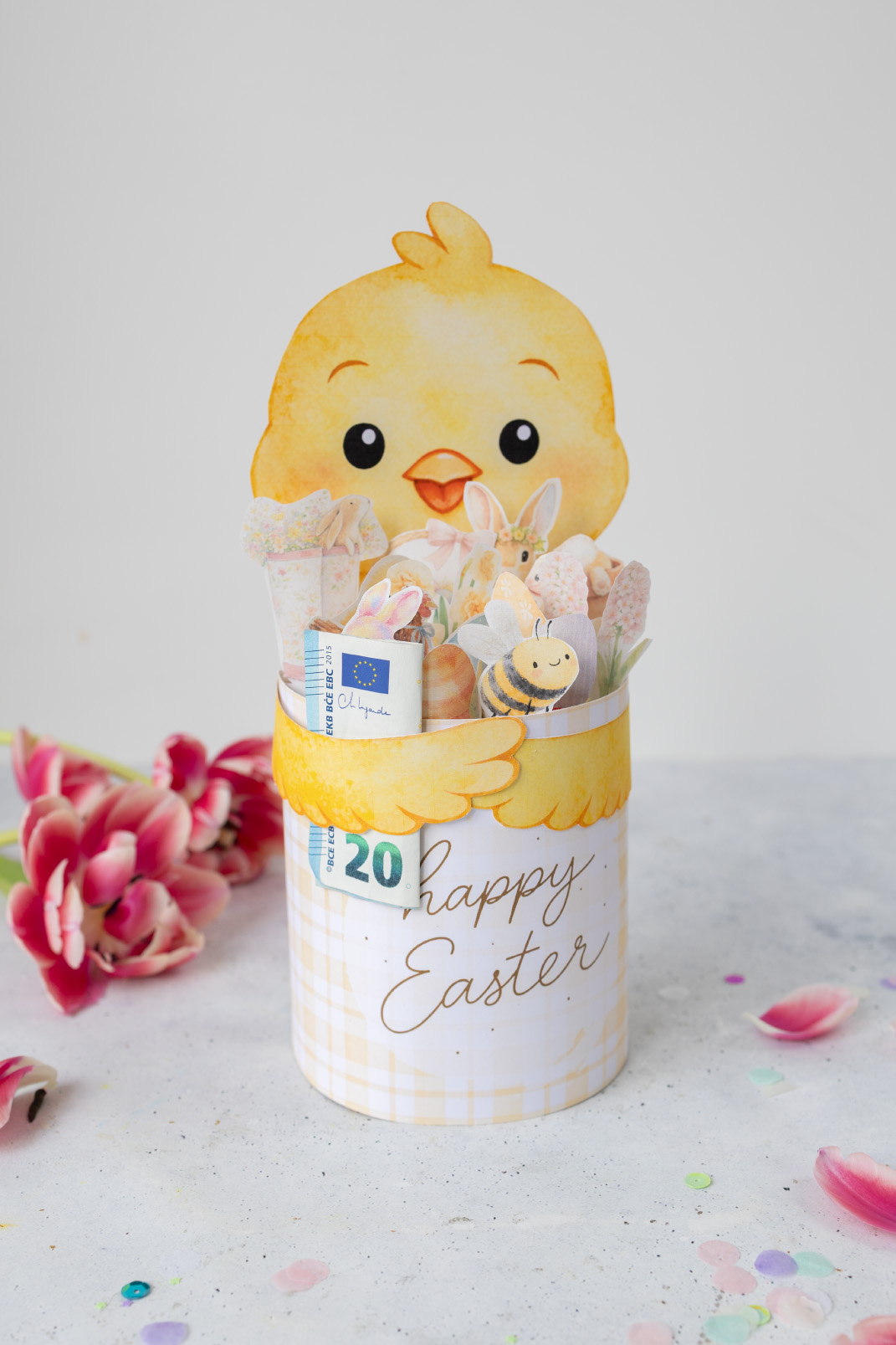 Duplo Banderole für Verpackung für Ostern mit Vorlage zum Ausdrucken