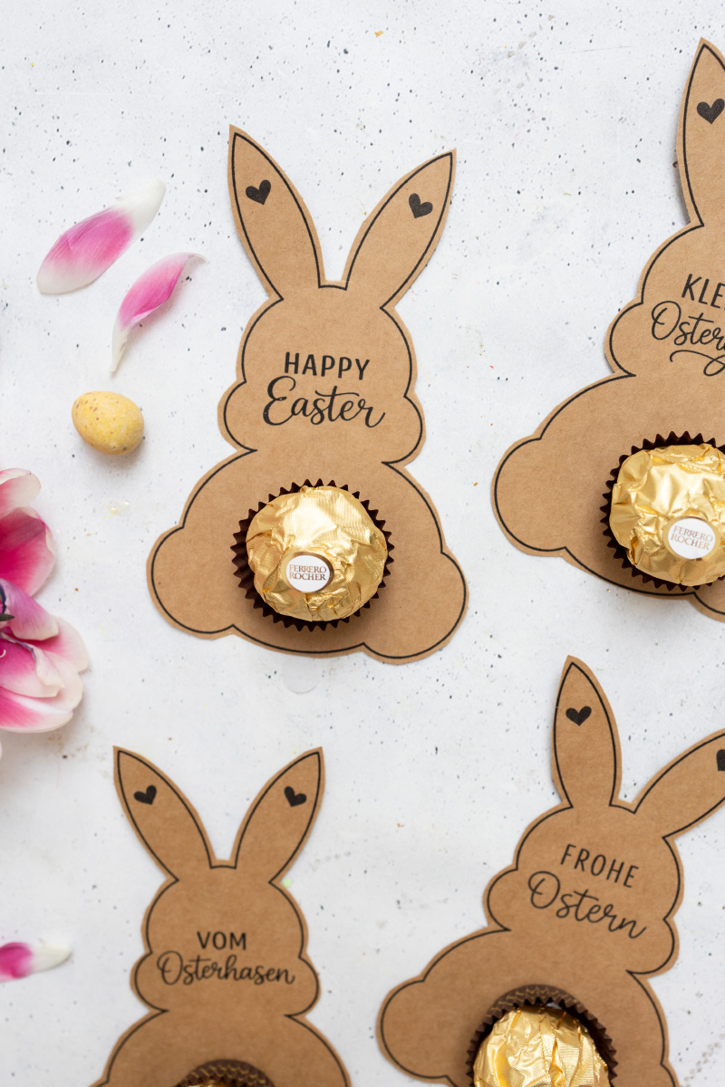 Osterhasen mit Ferrero Rocher als Ostermitbringsel