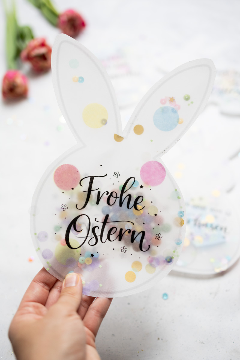 Oster Schüttelkarten für Geld, Gutscheine und Süßigkeiten als Ostergeschenk