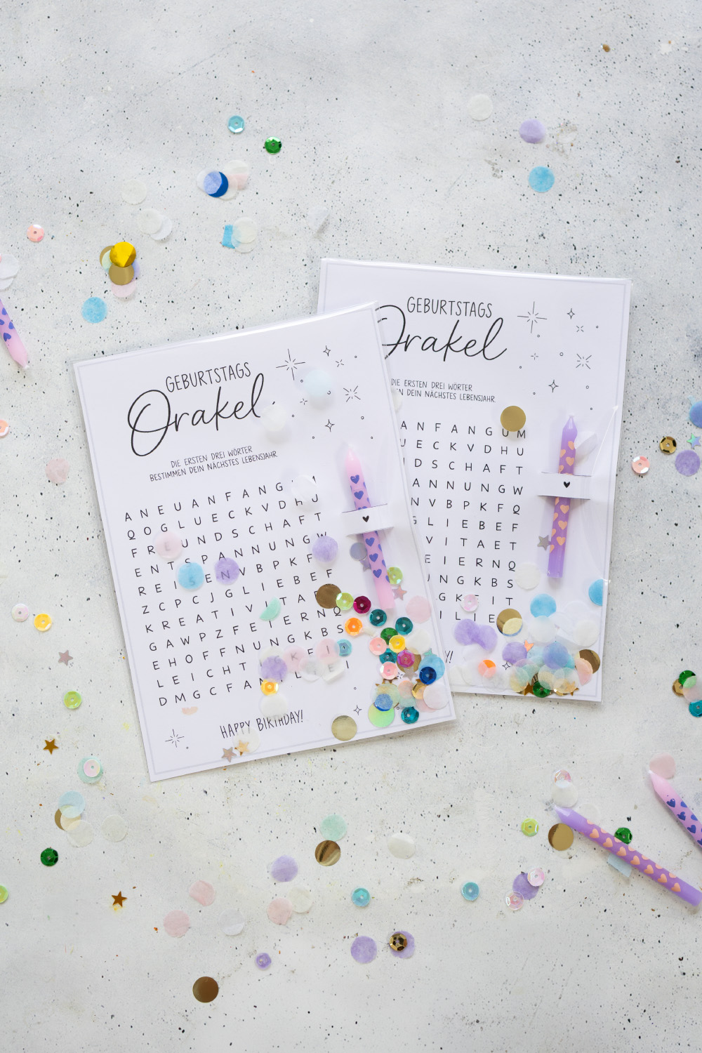 Geburtstags-Orakel als kleines Geburtstagsgeschenk