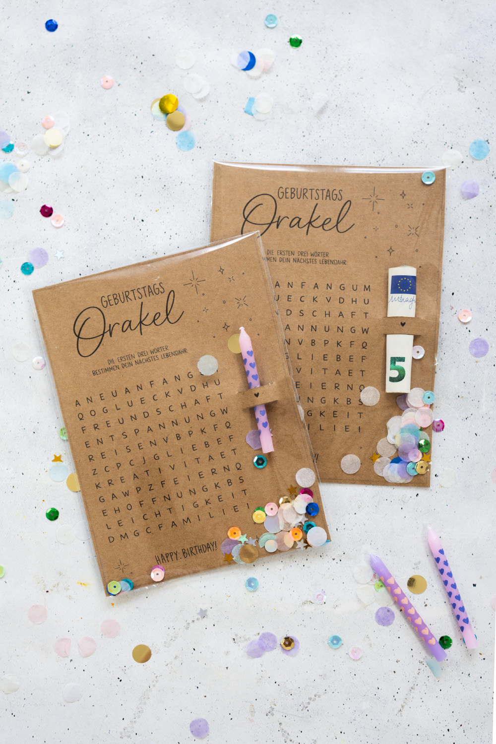 Geburtstags-Orakel als kleines Geburtstagsgeschenk