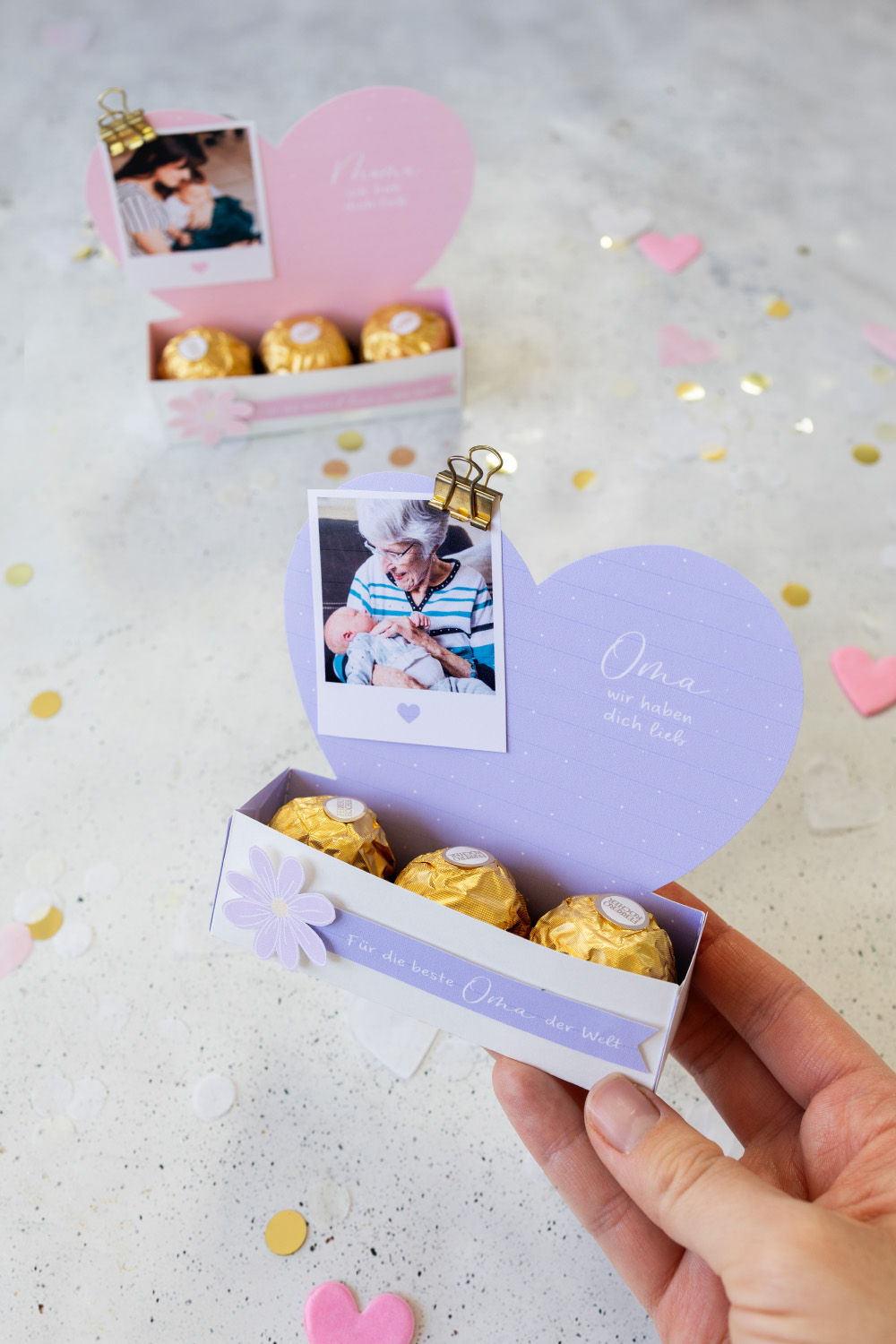 Muttertagsgeschenk mit Ferrero Rocher