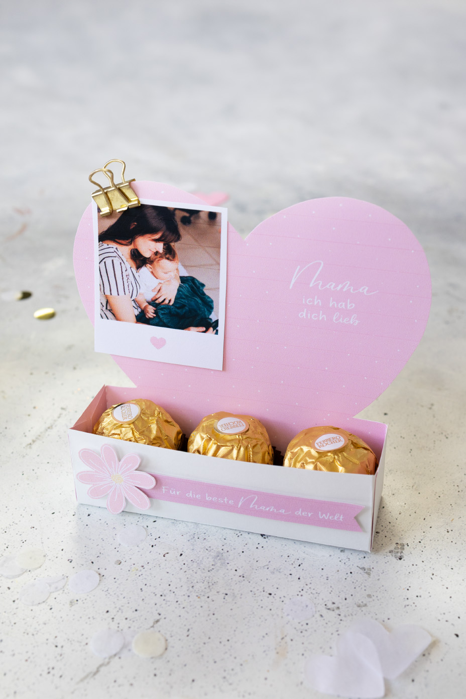 Muttertagsgeschenk mit Ferrero Rocher