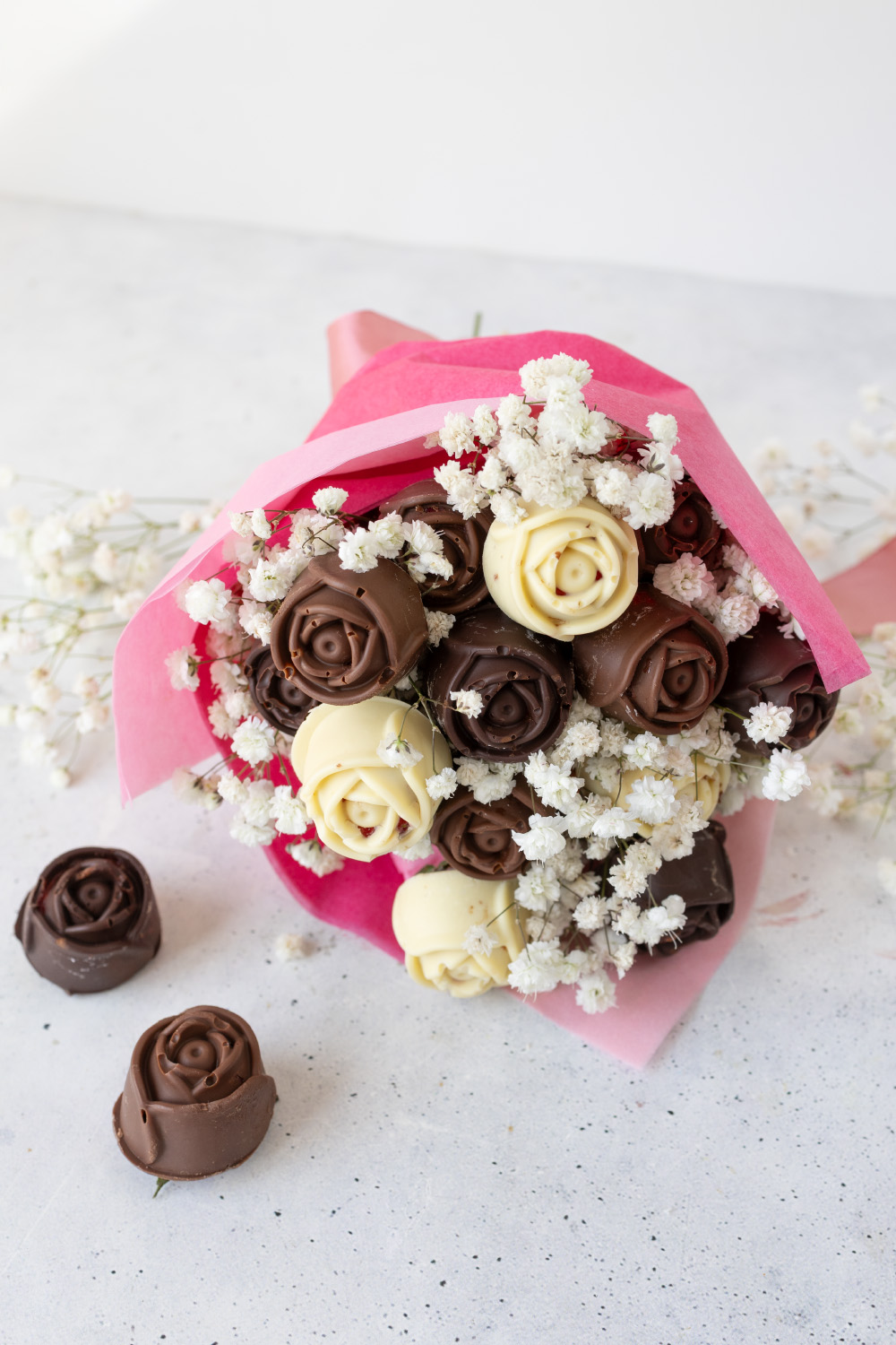 Schoko-Erdbeer-Rosen selber machen – DIY Geschenkidee