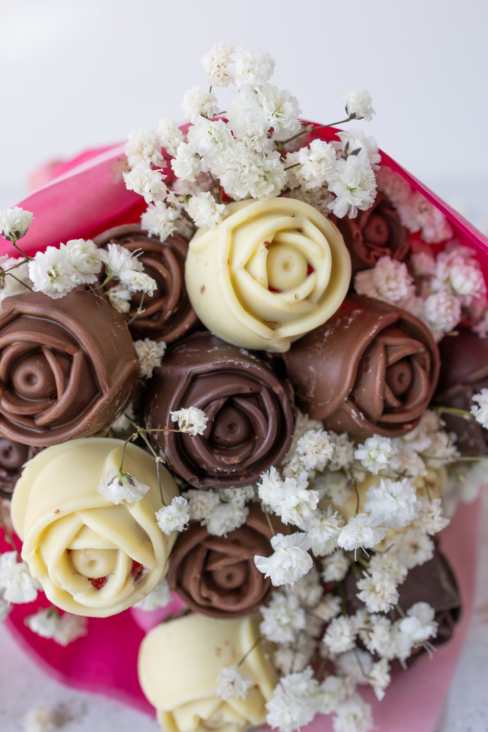 Schoko-Erdbeer-Rosen selber machen – DIY Geschenkidee