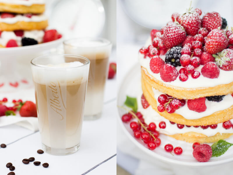 Ein beeriger Naked Cake & Danke, Mamma!