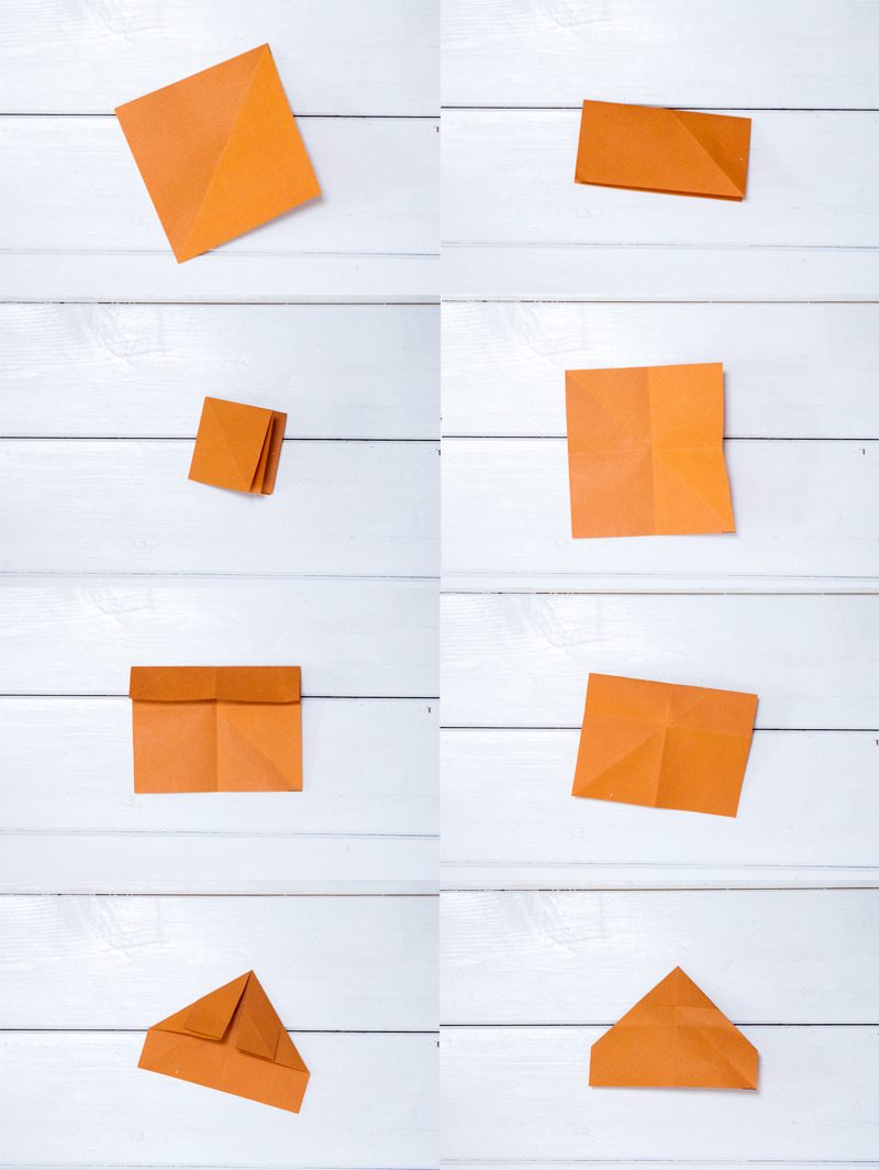 Origami Herzen als Lesezeichen selbermachen!