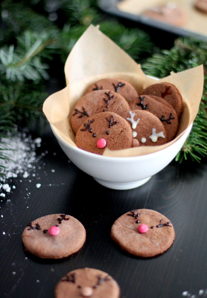 Rudolph The Red Nosed Reindeer Cookies