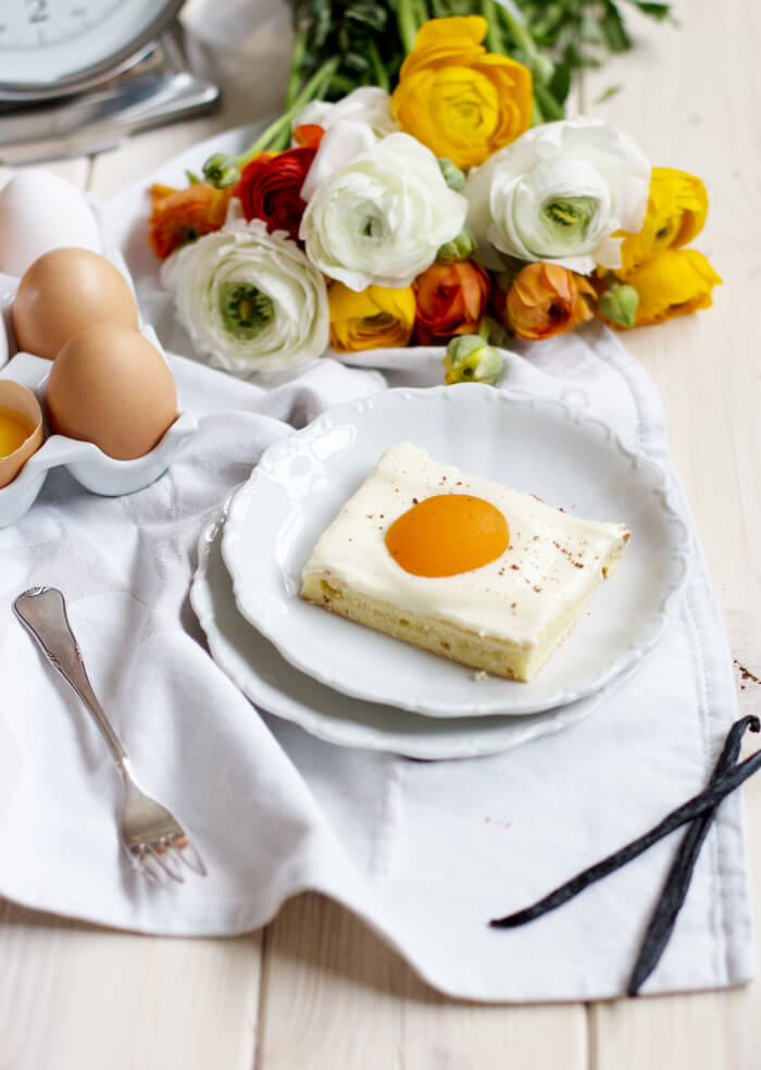 Der perfekte Kuchen für Ostern: Spiegeleikuchen