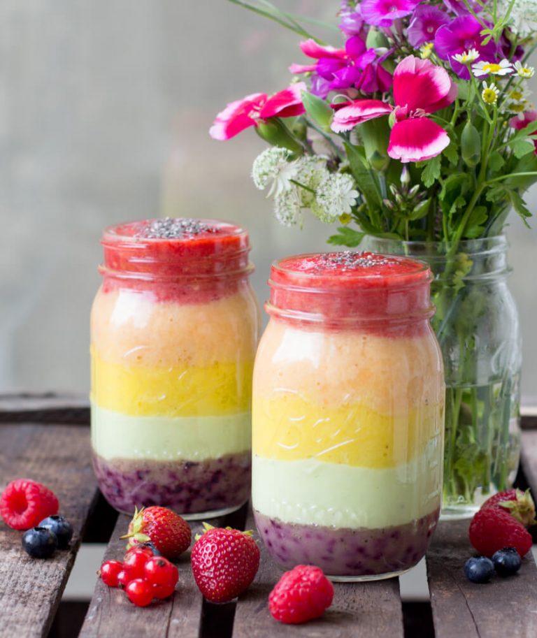 Regenbogen Smoothies TRYTRYTRY