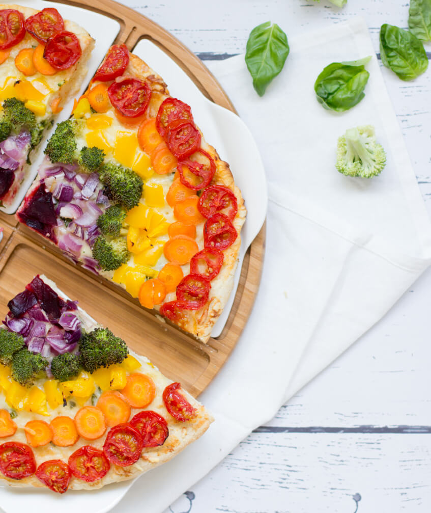 Pizza Passion - Regenbogen-Pizza