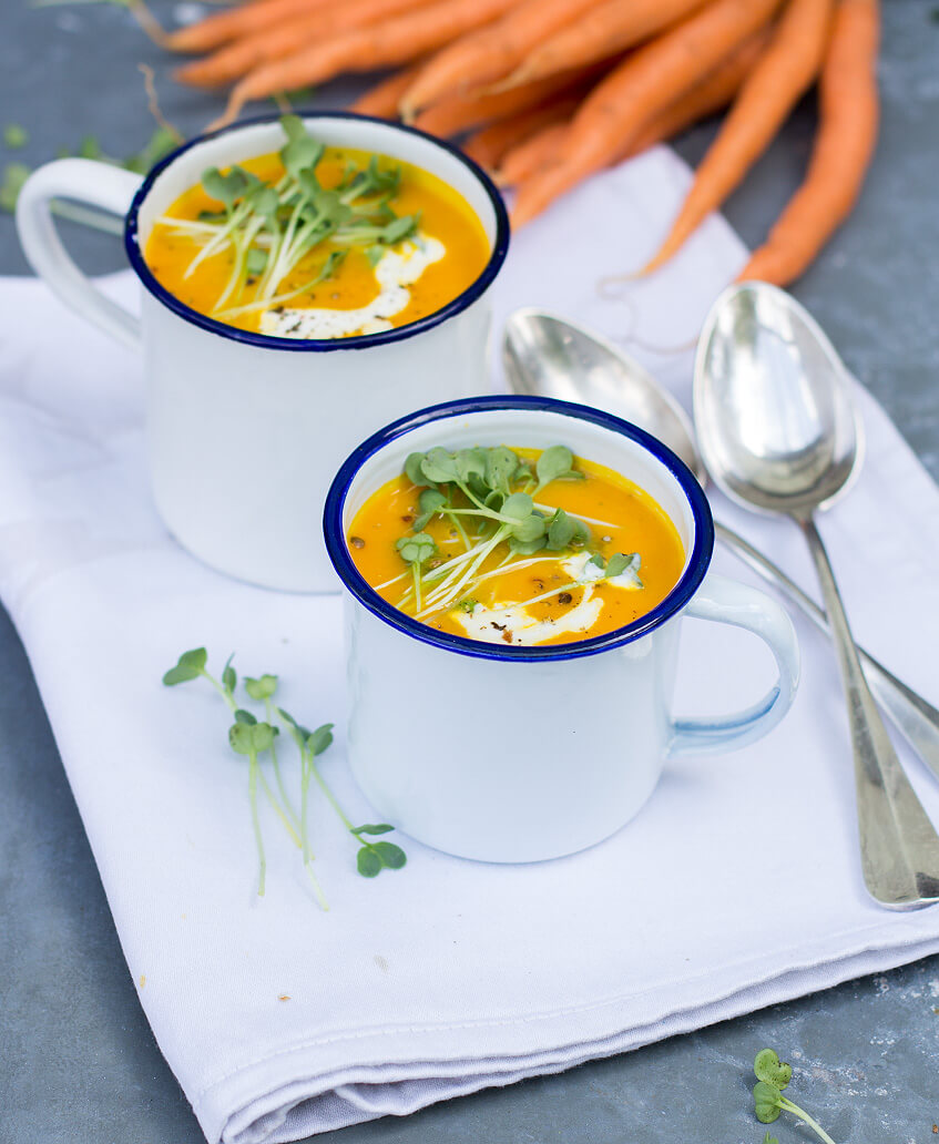 Karotten Kürbis Suppe
