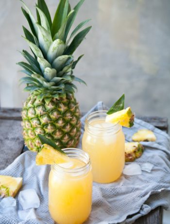 Die perfekte Erfrischung im Sommer: Selbstgemachter Ananas Eistee