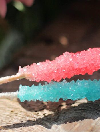 Farbige Zuckerkristalle selbermachen