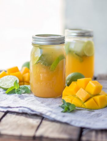 Mango Eistee - Super erfrischend für den Spätsommer