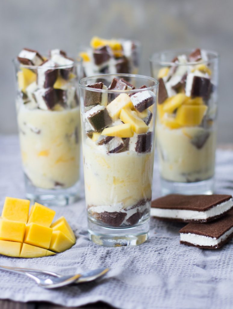 Milchschnitten-Schicht-Dessert - TRYTRYTRY