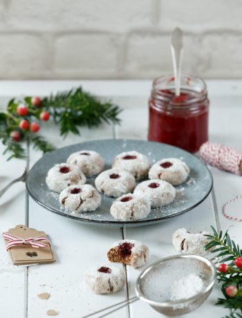 Engelsaugen in der Weihnachtsbäckerei