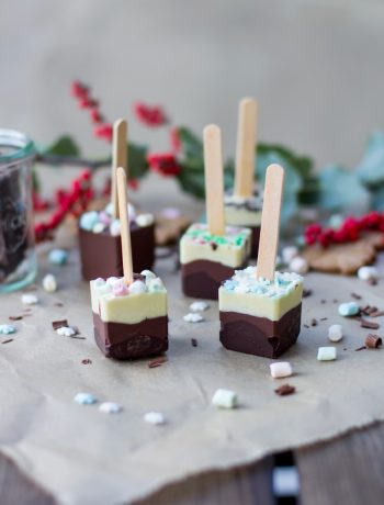 Schokolade am Stiel - Trinkschokolade als (Weihnachts-)Geschenk